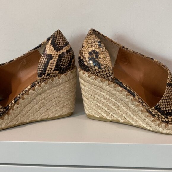 Vince Sonora Espadrilles Wedge Heels Sandals Size 5 - Picture 8 of 11